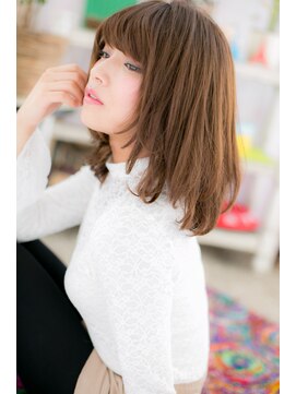 ミック ヘアアンドビューティー 大山店(miq  Hair&Beauty) リッチ感◎艶カラーマットブラウン重軽ワンカールc1