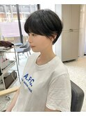ショートボブ/大人巻き/ぷつっとボブ/ナチュラルモード/銀座駅