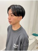 地毛に近いグレイアッシュカラー