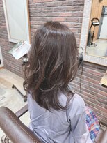 ディッシュ 五反田(dish)&nbsp;五反田美容院★オレンジ赤みを抑えた上品なグレーブラウン