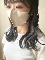 オウルヘアー(Owl hair)&nbsp;イヤリングカラー/セピアグレージュ/ロング