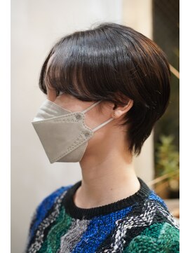 ソイルバイロミー(soil by ROMMY) センター分けショートスタイル/横浜髪質改善