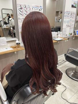 ヘアアンドメイク 心座(hair&make) 愛され暖色カラー 福田昌子