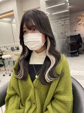 ロンド マーレ 天神大名店(Lond mare) イメチェン/チェリーブラウン/フェミニン/ダークアッシュ/束感