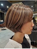 白髪ぼかしナチュラルハイライト