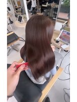 ジーナ セントラル銀座(Zina) ツヤ感カラー*髪質改善*マロンブラウン【ZinaCENTRAL】