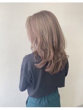 アオアクア バイ グルグル 小岩店(ao akua by GULGUL) シアーカラー カール  『ダブルカラー』 レッドブラウン　小岩