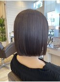 切りっぱなしボブ
