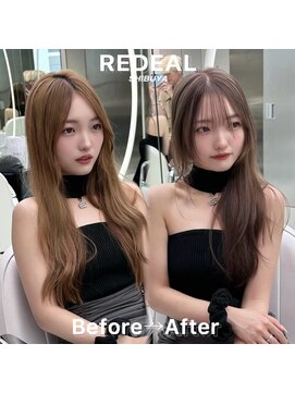 レディアル 渋谷(REDEAL) ワンホンヘア/韓国ヘア/ウルフ/前髪[レイヤーカット/渋谷