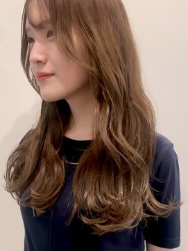 ユニコ(unico) ロングヘア/ミルクティーベージュ