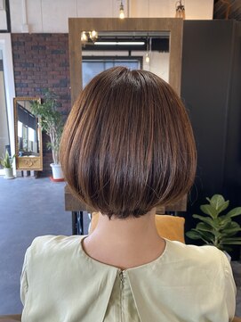 ベレッタ 枚方店(veretta.) 丸みの出し方が素敵な大人ボブ　担当　小林/ショートボブ/透明感