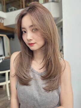 バイオレットジェム(Violet`jem) ブリーチなしレイヤーカットロングレイヤー内巻きレイヤー