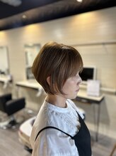 アンプヘアー 二条店(unpeu hair) ショートカット/イルミナカラー/白髪ぼかし/京都/二条