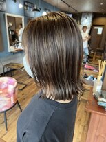 ロイズ ヘアデザイン アンド スパ(LOES) 白髪ぼかしハイライト×ベージュ