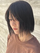 ロンドプランタン 恵比寿(Lond Printemps) パツッとボブ 4トーングレージュカラー