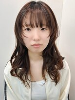ビューティービースト 新宿店(beauty:beast) ミディアムウルフ×シアーベージュ