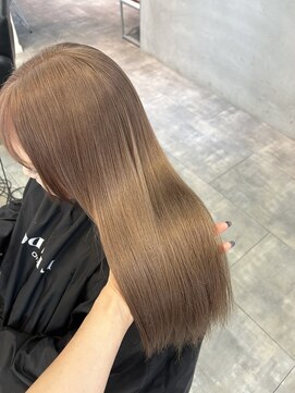 ペレ 梅田(PELE) 前髪/アンブレラカラー/こなれミディ/イメチェン/ウェーブパーマ