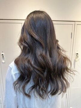 ジーナ 船橋(Zina) 髪質改善＊ロングレイヤーグレーベージュ＊美髪【Zina船橋】