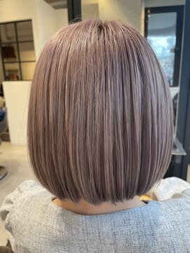 クラップス 弘明寺店(CLAPS) ケアブリーチ×ペールピンクベージュ