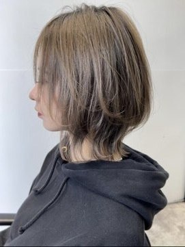 ダブルトーキョー シブヤ(W-TOKYO SHIBUYA) 菱形◆シルエットのウルフ　ウルフカット