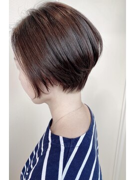 ステアケース 武蔵小杉店(stair:case) 大人くびれショート/白髪ぼかしハイライト/武蔵小杉/自由が丘