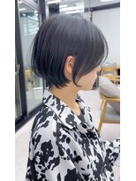 ビューナゴヤ 名駅(VIEW NAGOYA)&nbsp;黒髪カタログ/ボブルフ/小顔に見せるヘア/ワンレン