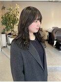 韓国風ゆるパーマ×オリーブグレージュ
