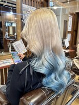 ブリッツレボルト(BLITZ R EVOLUT) あやか流!ホワイトベージュ×水色カラー