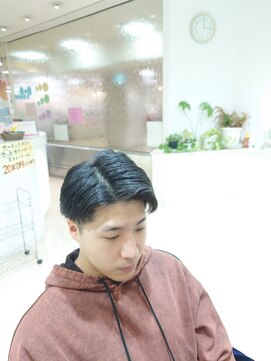 パーソンズ 本八幡店(PAR SON'Z) ツーブロック七三パート