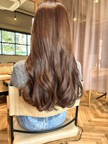 リベラル(liberal) アプリコットオレンジ ロング ミックスカール【20代/30代/40代】