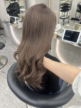 ロンド マーレ 天神大名店(Lond mare) 小顔に見せるヘア/ワンレン/ボブウルフ/ネビージュ/黒髪