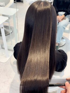 アイシー 表参道(ICY) ナチュラル柔らかプレミアム縮毛矯正◇ツヤ髪チョコレートカラー