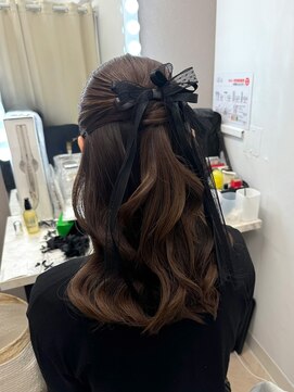 エメティ(Aimerty) ハーフアップ♪