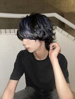 イエナ 渋谷(IENA)&nbsp;デザインカラーブルーカラーウルフインナーカラー