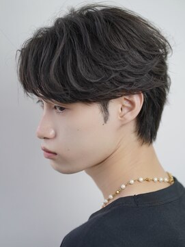 プルーブトウキョウ 渋谷(PROVE TOKYO) 爽やかビジネスツーブロック無造作フェザーパーマ