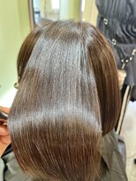 タックバイハレ たまプラーザ(takk by Hale)&nbsp;[takk]髪質改善縮毛矯正/チェリーブラウン/ホワイトグレージュ