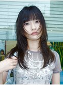 ハッシュレイヤー ベージュカラー 渋谷