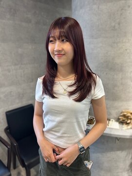 ラナ 新宿(lana) こなれミディ/レイヤーカット/顔まわり【lana hair/新宿】