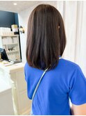 福山Caary20代30代40代髪質改善ストレート小顔補正立体カット