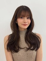 コア銀座メゾン(COA GINZA Maison)&nbsp;髪質改善レイヤーカット前髪カット顔周りレイヤー暗めカラー銀座