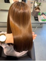 キング 梅田店(K!ng)&nbsp;縮毛矯正髪質改善ハイライトレイヤーカット梅田美容室エクステ