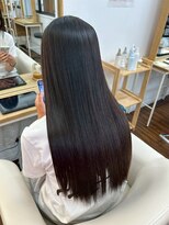 ユイマァル 倉敷店(YUIMARL)&nbsp;２０代３０代４０代ロング縮毛矯正髪質改善ストレートくせ毛乾燥