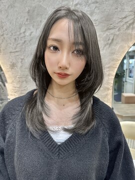 ロンドネートゥル 新潟(Lond naitre) ダークアッシュ/似合わせカット/レイヤーカット(新潟/万代）