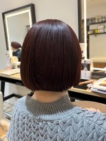 ジュイール(jouir)&nbsp;三鷹白髪ぼかしハイライトショートボブウルフショートカット韓国