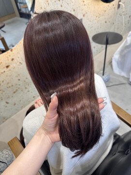 ティム(tim) yuki ほんのりpink brown