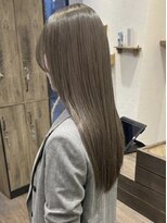 ニコリヘアワークス(nicori hair works) ロング×グレージュ×艶髪2