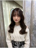 艶髪　透明感カラー　韓国風カラー