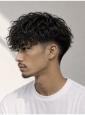 外国人風スペインカール　　フェザーパーマ　MEN’S HAIR