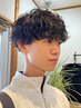 【メンズNo.1人気】カット+波巻きパーマ+メンズの頭皮ヘアケア