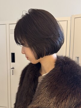 ラフ 立川(Laff) 大人ボブ 切りっぱなしボブ レイヤーボブ 縮毛矯正 髪質改善